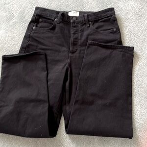 Women’s High-Rise Straight Jeans, Universal Thread, Black Size 10